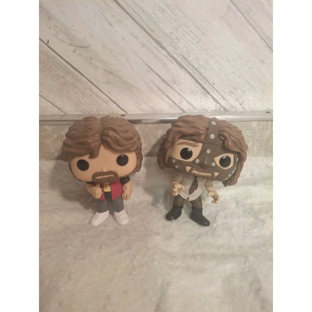 Mick Foley WWE Funko Pop Lot #35 Mankind #103 Wrestling Legends Collectible OOB